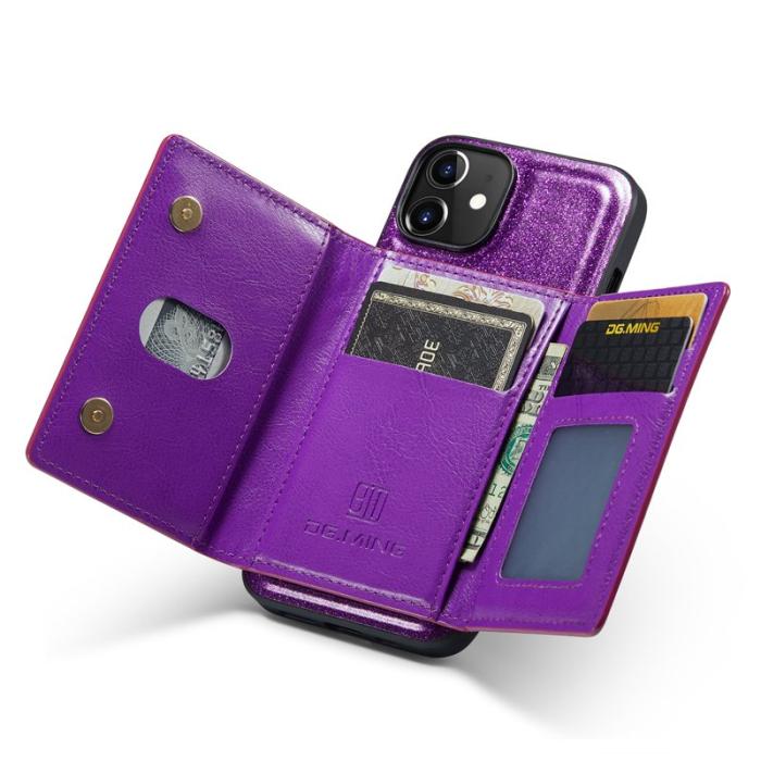 DG.MING - DG.MING M3 Series iPhone 12/12 Pro Skal Dark Purple