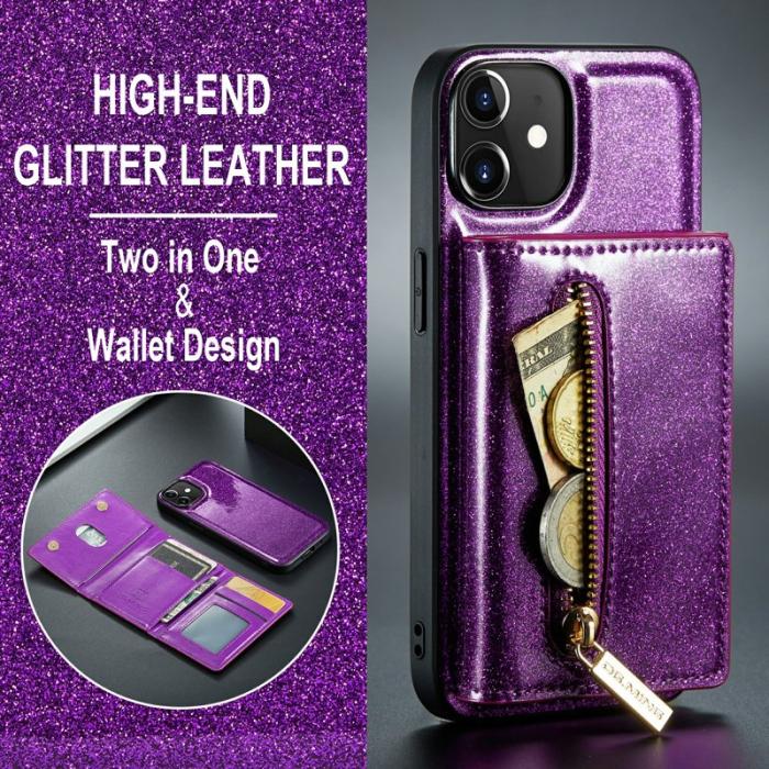 DG.MING - DG.MING M3 Series iPhone 12/12 Pro Skal Dark Purple