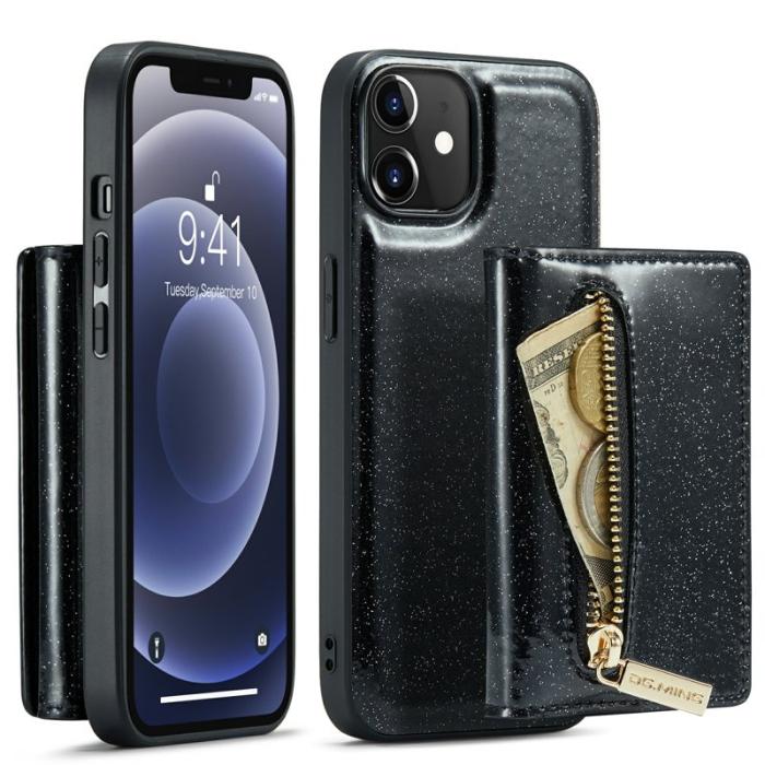 DG.MING - DG.MING M3 Series iPhone 12/12 Pro Skal med Kickstand - Svart