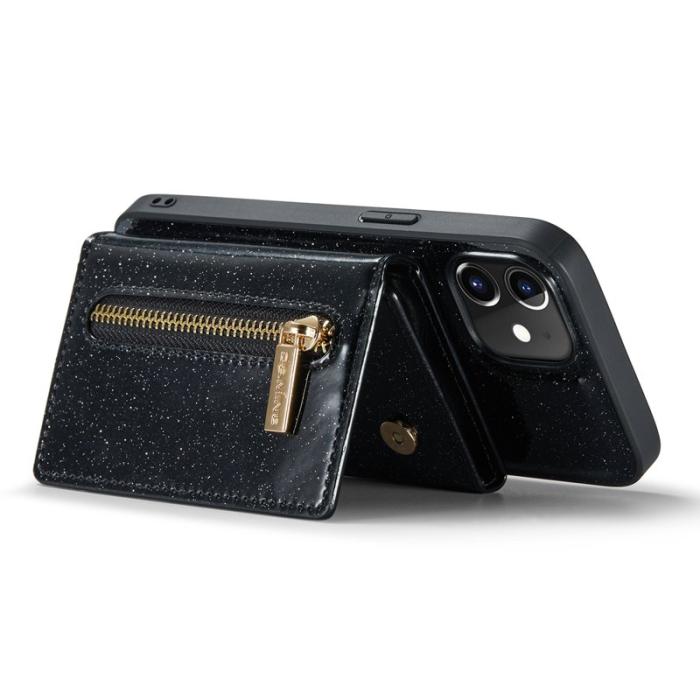 DG.MING - DG.MING M3 Series iPhone 12/12 Pro Skal med Kickstand - Svart