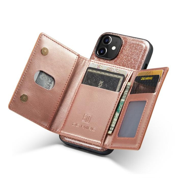 DG.MING - DG.MING M3 Series iPhone 12/12 Pro Skal Rose Gold