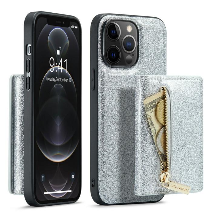 DG.MING - DG.MING M3 Series iPhone 12 Pro Max Skal Glitter Silver