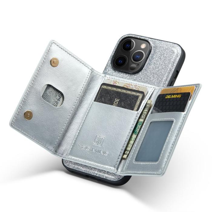 DG.MING - DG.MING M3 Series iPhone 12 Pro Max Skal Glitter Silver