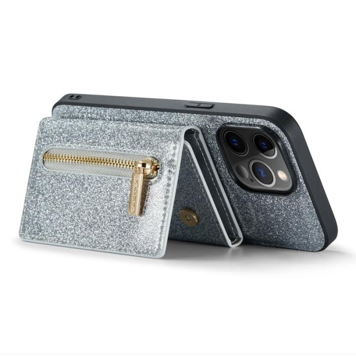 DG.MING - DG.MING M3 Series iPhone 12 Pro Max Skal Glitter Silver