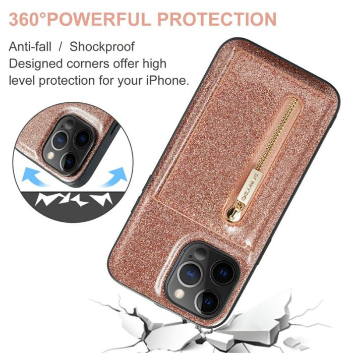 DG.MING - DG.MING M3 Series iPhone 12 Pro Max Skal Rose Gold 2-i-1