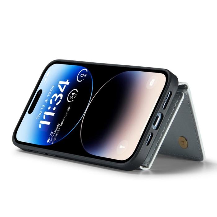 DG.MING - DG.MING M3 Series iPhone 14 Pro Skal 2-i-1 Glitter Silver