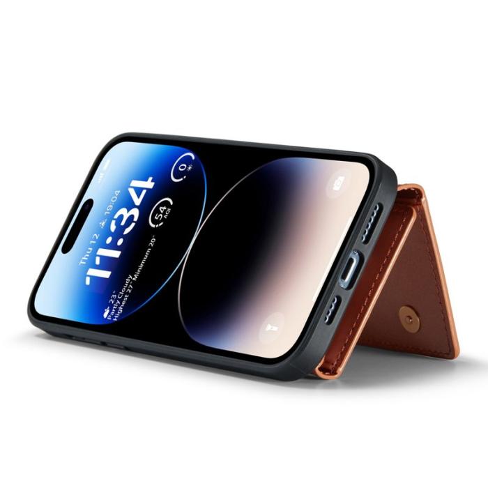 DG.MING - DG.MING M3 Series iPhone 14 Pro Skal 2-i-1 Glittrig Roséguld