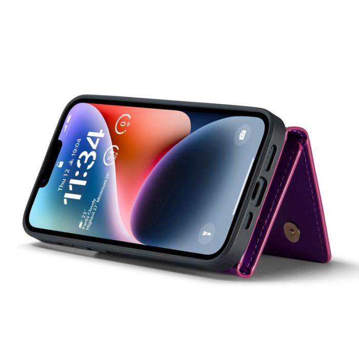 DG.MING - DG.MING M3 Series iPhone 14 Skal 2-i-1 Stöttåligt Mörklila