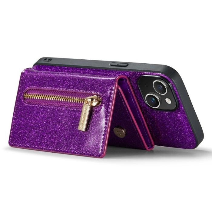 DG.MING - DG.MING M3 Series iPhone 15 Plus Fodral Glitter Lila