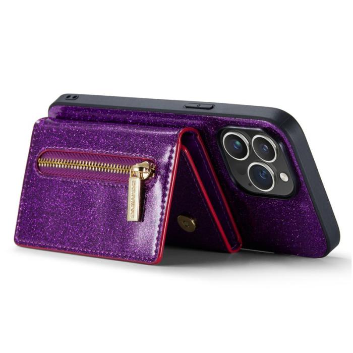 DG.MING - DG.MING M3 Series iPhone 15 Pro Max Fodral Glitter Lila