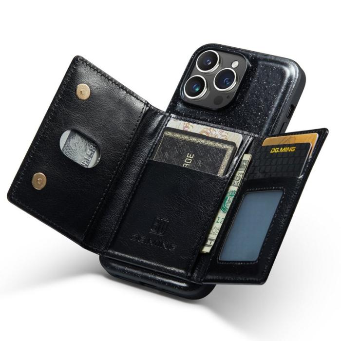 DG.MING - DG.MING M3 Series iPhone 15 Pro Max Fodral Magnetiskt Svart