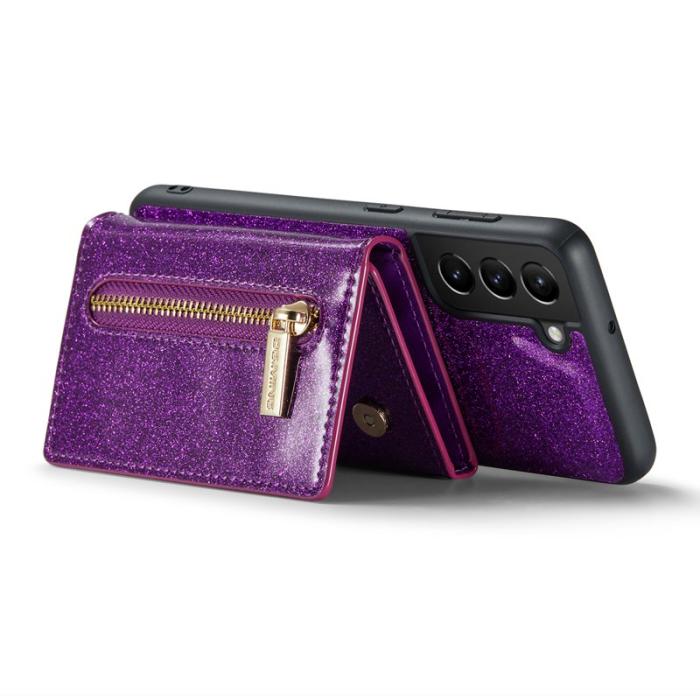 DG.MING - DG.MING M3 Series Samsung Galaxy S22 5G Mobilskal Lila Glitter