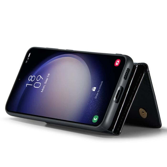 DG.MING - DG.MING M3 Series Samsung Galaxy S23 FE Skal Glitter Läder Svart