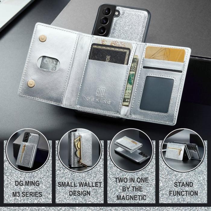 DG.MING - DG.MING M3 Series Samsung Galaxy S24 Fodral Silver
