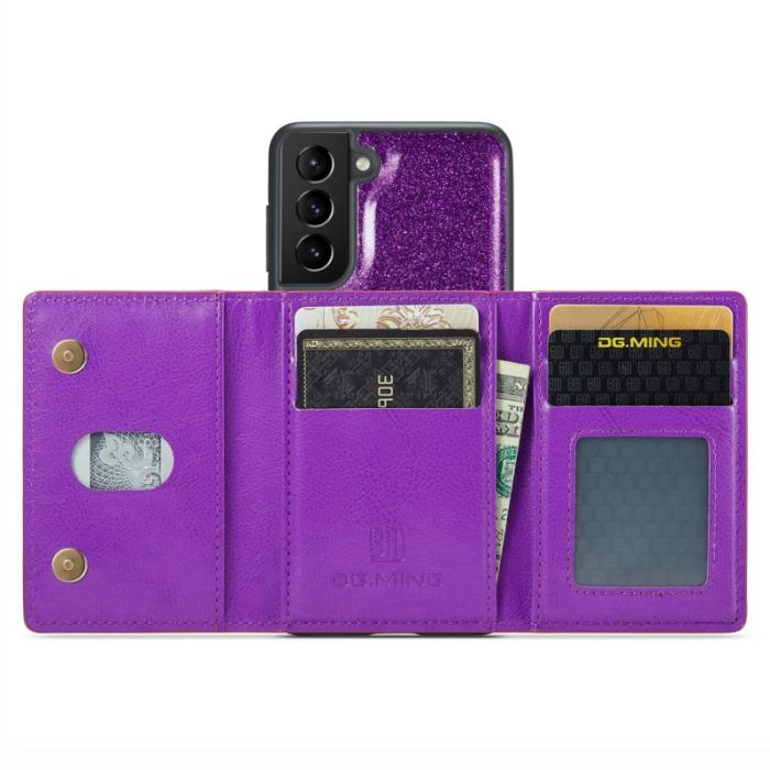 DG.MING - DG.MING M3 Series Samsung Galaxy S24+ Skal Glitter Lila