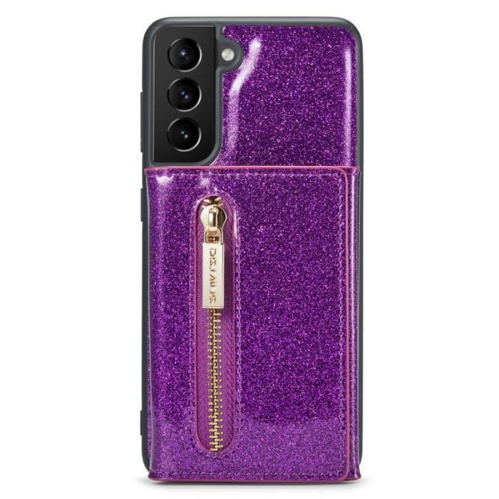 DG.MING - DG.MING M3 Series Samsung Galaxy S24+ Skal Glitter Lila