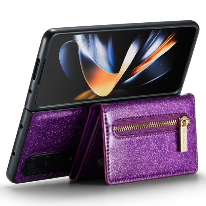 DG.MING - DG.MING M3 Series Samsung Galaxy Z Fold3 5G Skal Mörklila