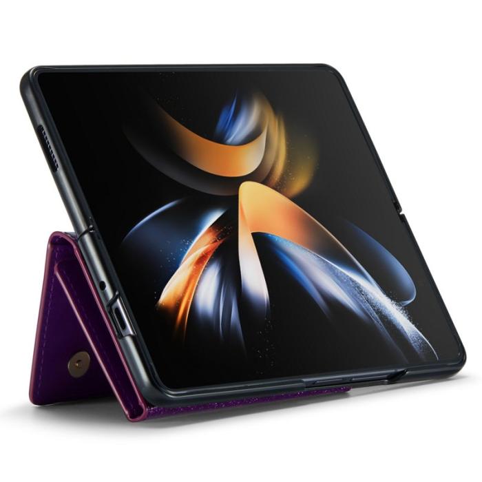 DG.MING - DG.MING M3 Series Samsung Galaxy Z Fold3 5G Skal Mörklila