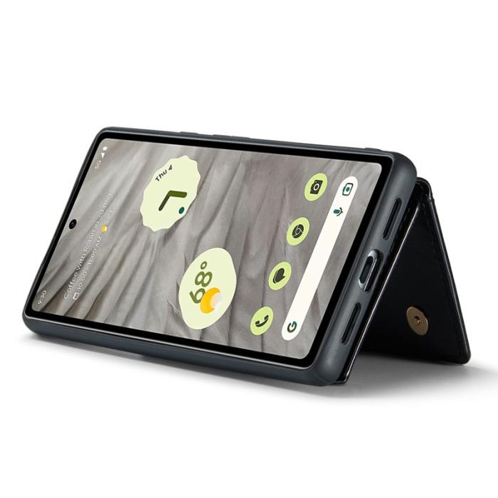 DG.MING - DG.MING M3 Series Skal för Google Pixel 7a Glitter PU Läder - Svart