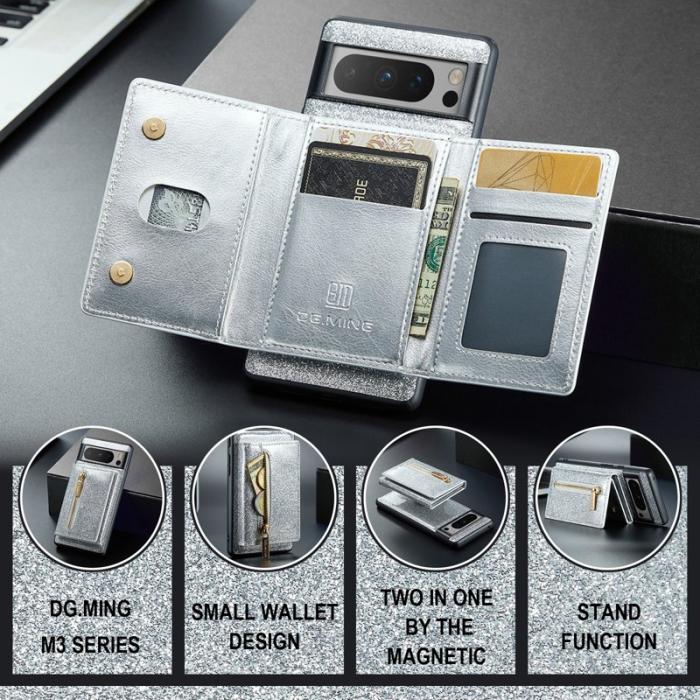 DG.MING - DG.MING M3 Series Skal för Google Pixel 8 Pro Silver