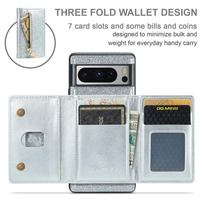 DG.MING - DG.MING M3 Series Skal för Google Pixel 8 Pro Silver