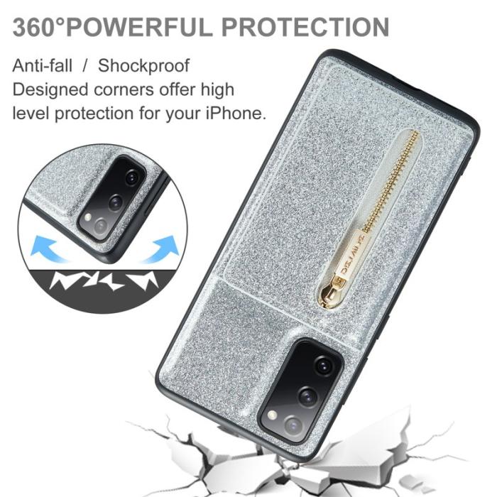 DG.MING - DG.MING M3 Series Skal för Samsung Galaxy S20 FE 4G/5G Silver