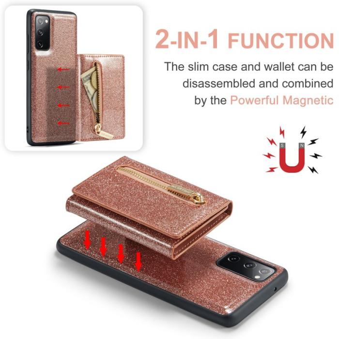 DG.MING - DG.MING M3 Series Skal för Samsung Galaxy S20 FE Rose Gold