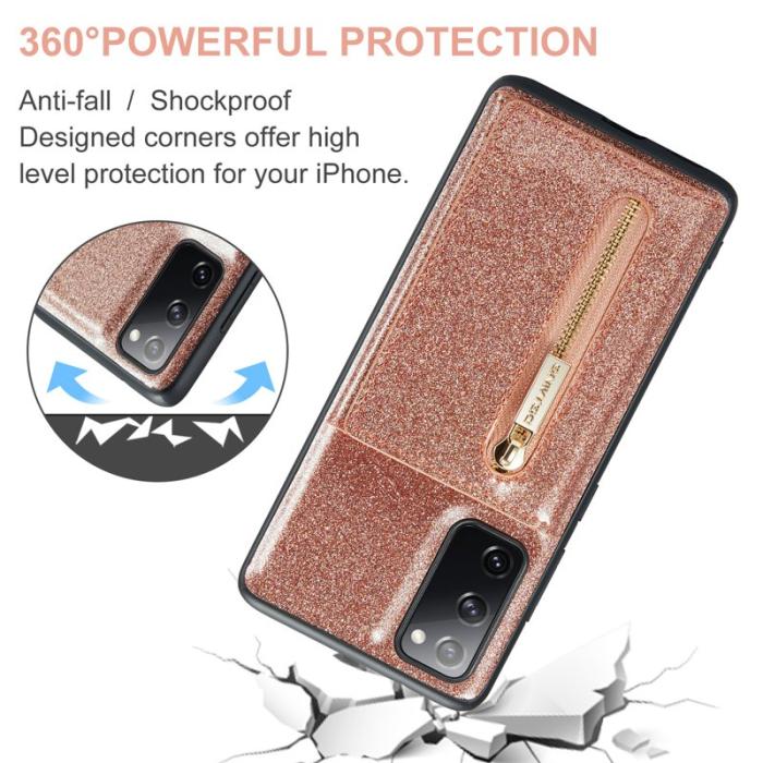 DG.MING - DG.MING M3 Series Skal för Samsung Galaxy S20 FE Rose Gold