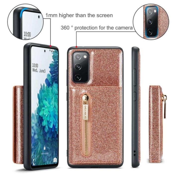 DG.MING - DG.MING M3 Series Skal för Samsung Galaxy S20 FE Rose Gold