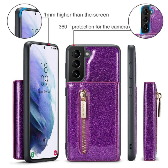 DG.MING - DG.MING M3 Series Skal för Samsung Galaxy S21 4G/5G - Mörk Lila