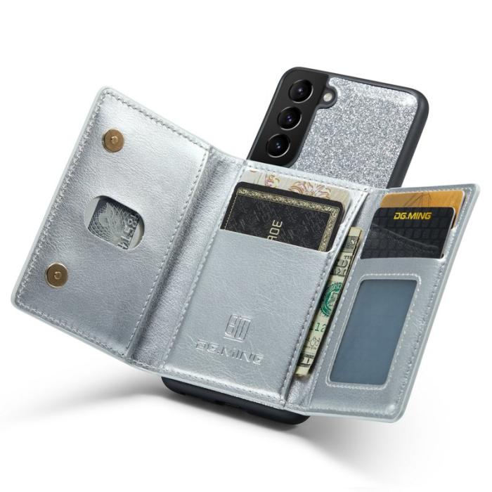 DG.MING - DG.MING M3 Series Skal för Samsung Galaxy S21 4G/5G Silver