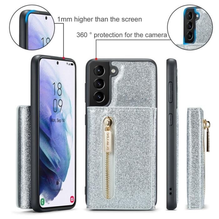 DG.MING - DG.MING M3 Series Skal för Samsung Galaxy S21+ 5G Silver