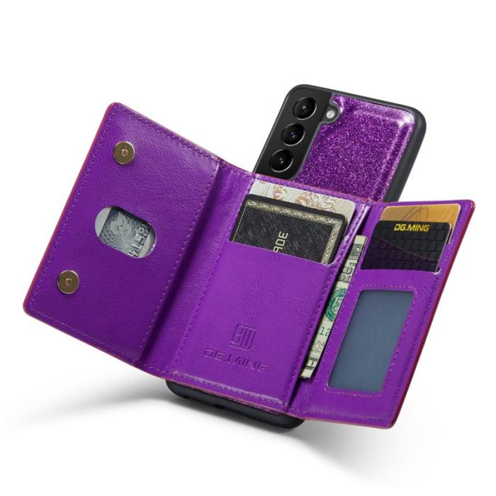 DG.MING - DG.MING M3 Series Skal för Samsung Galaxy S21 FE 5G - Mörklila