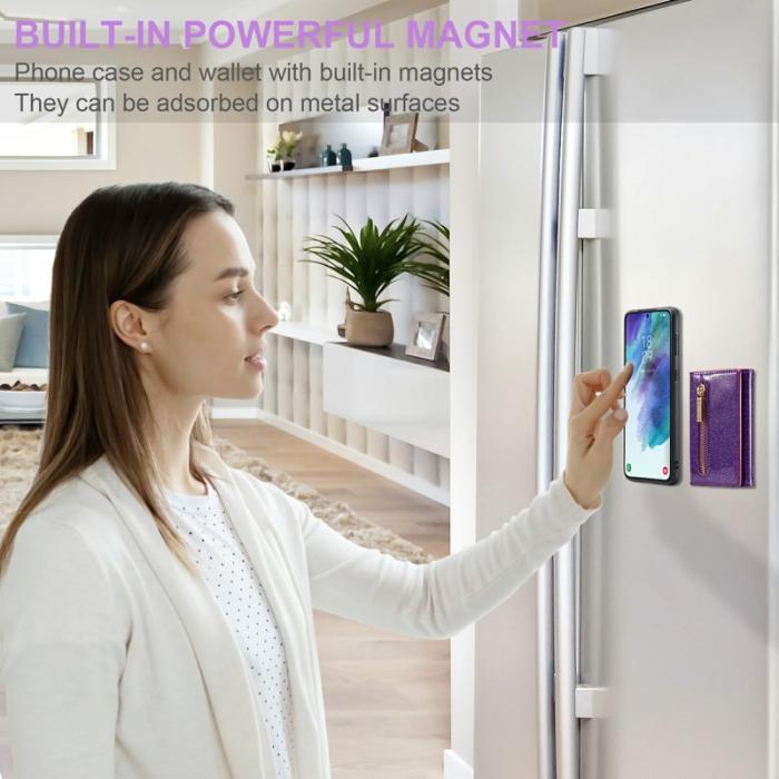 DG.MING - DG.MING M3 Series Skal för Samsung Galaxy S21 FE 5G - Mörklila