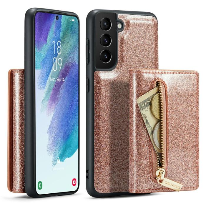 DG.MING - DG.MING M3 Series Skal för Samsung Galaxy S21 FE 5G Rose Gold