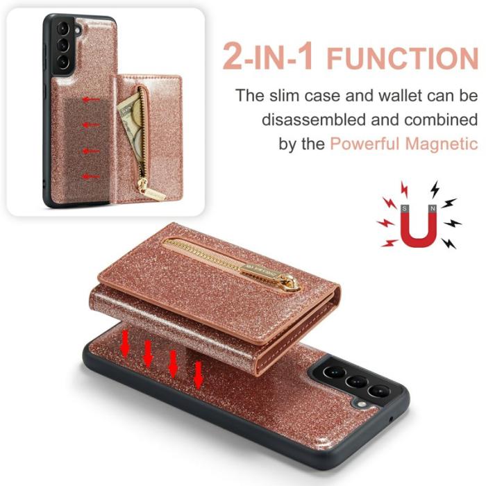 DG.MING - DG.MING M3 Series Skal för Samsung Galaxy S21 FE 5G Rose Gold