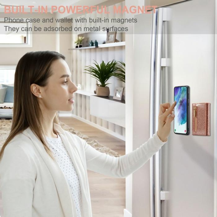 DG.MING - DG.MING M3 Series Skal för Samsung Galaxy S21 FE 5G Rose Gold