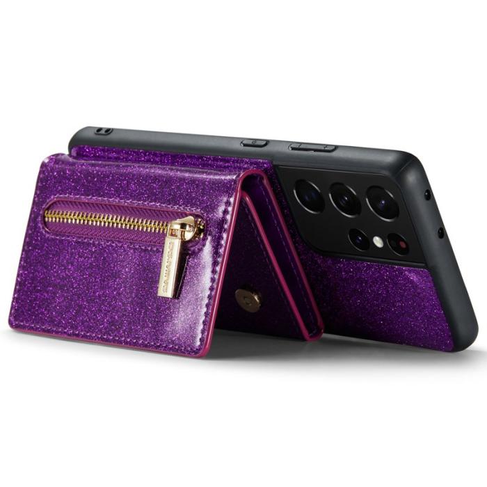 DG.MING - DG.MING M3 Series Skal för Samsung Galaxy S21 Ultra 5G Mörklila