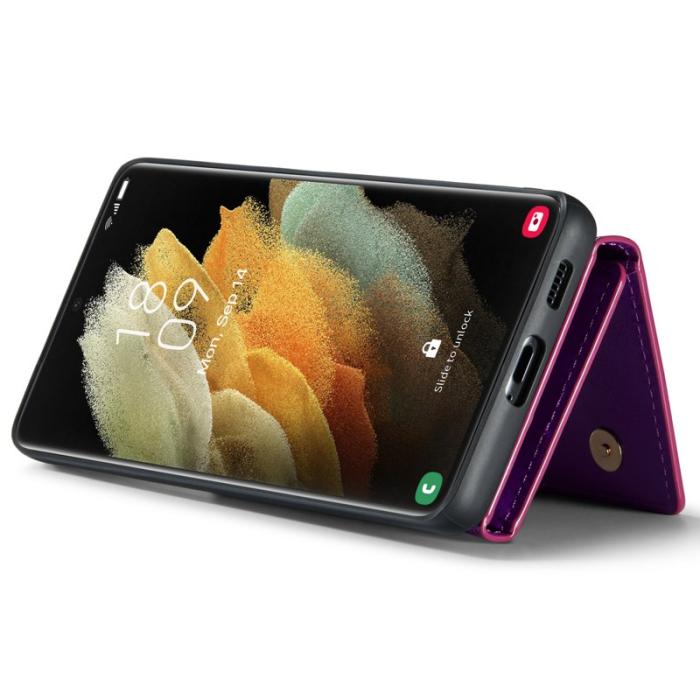 DG.MING - DG.MING M3 Series Skal för Samsung Galaxy S21 Ultra 5G Mörklila