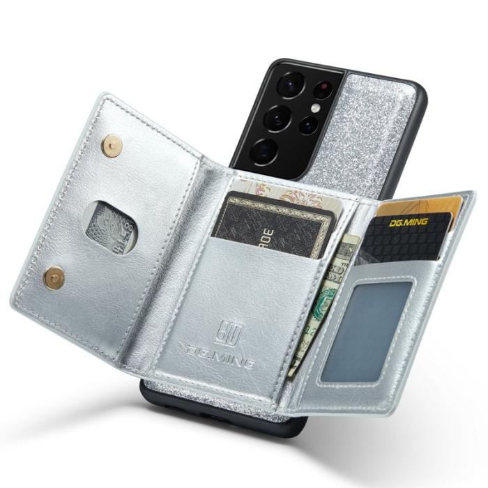 DG.MING - DG.MING M3 Series Skal för Samsung Galaxy S21 Ultra 5G Silver