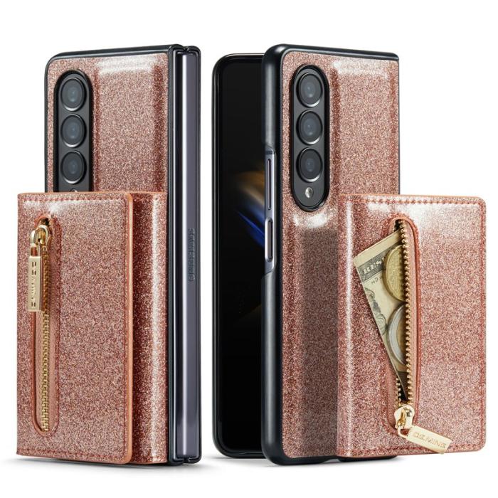 DG.MING - DG.MING M3 Series Skal för Samsung Galaxy Z Fold3 5G Rose Gold