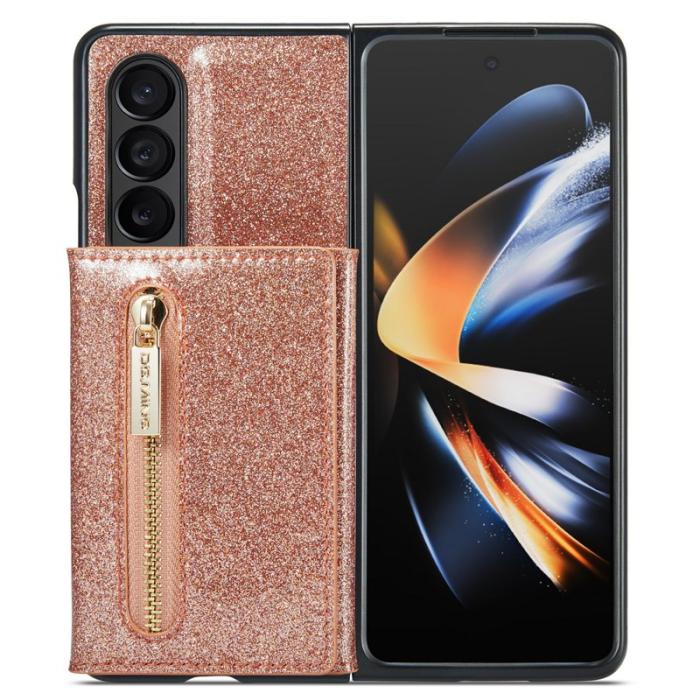 DG.MING - DG.MING M3 Series Skal för Samsung Galaxy Z Fold3 5G Rose Gold