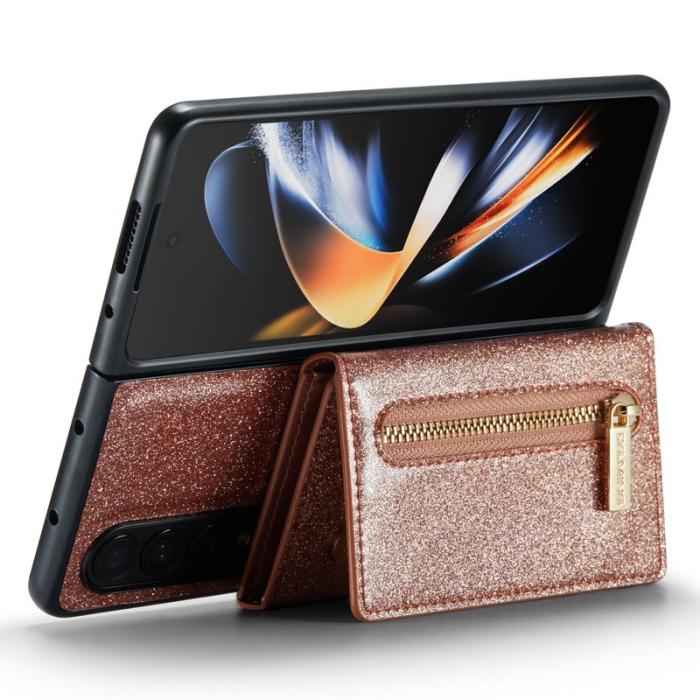 DG.MING - DG.MING M3 Series Skal för Samsung Galaxy Z Fold3 5G Rose Gold