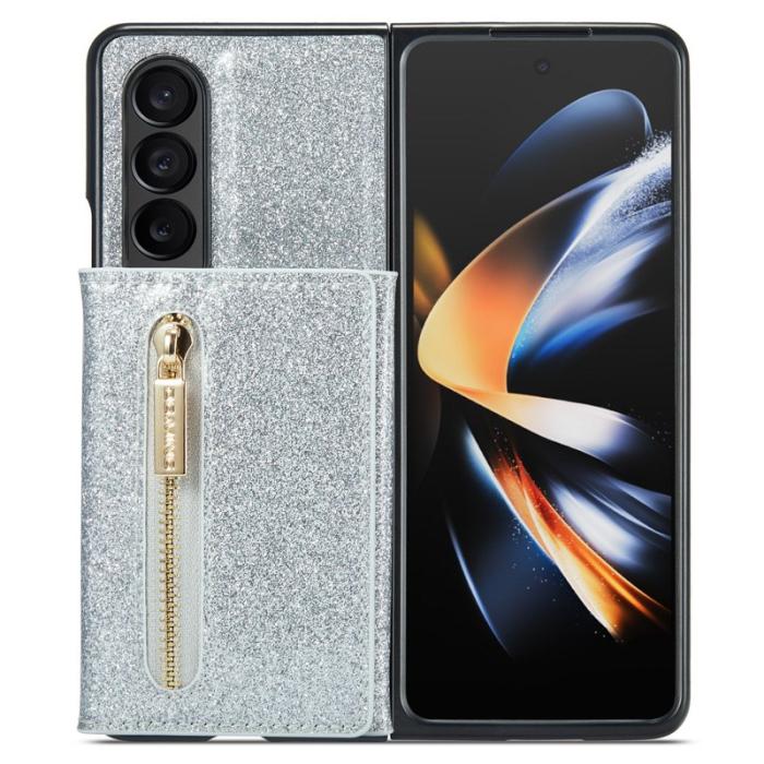 DG.MING - DG.MING M3 Series Skal för Samsung Galaxy Z Fold3 5G Silver