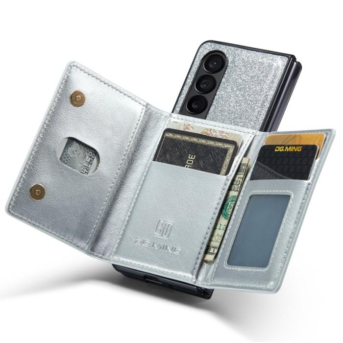 DG.MING - DG.MING M3 Series Skal för Samsung Galaxy Z Fold3 5G Silver