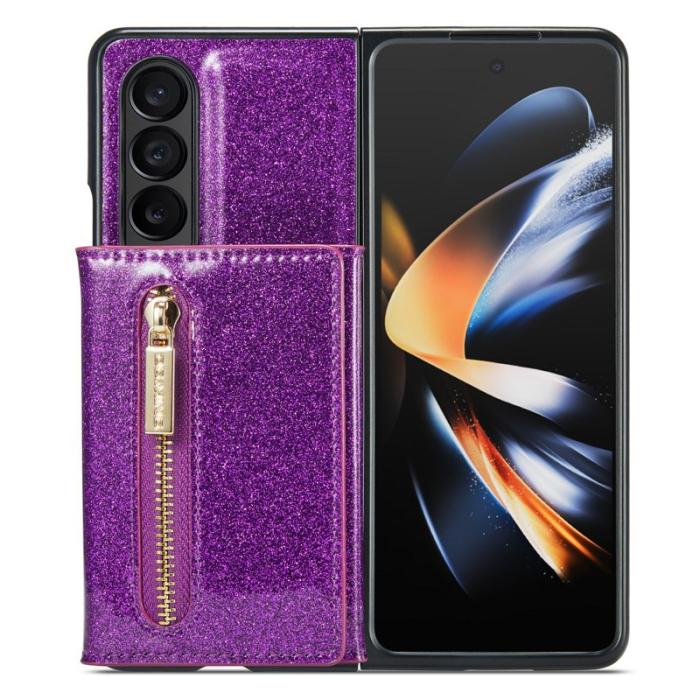 DG.MING - DG.MING M3 Series Skal för Samsung Galaxy Z Fold4 5G - Mörklila