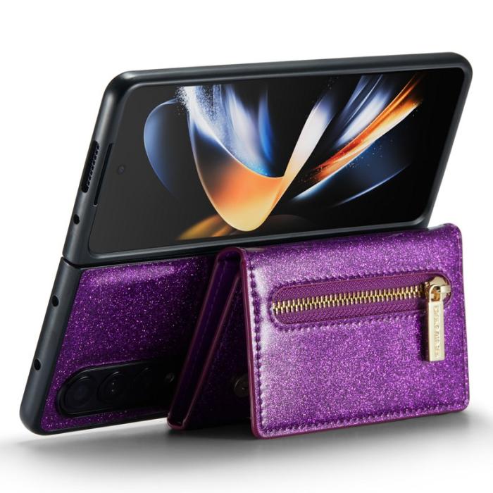 DG.MING - DG.MING M3 Series Skal för Samsung Galaxy Z Fold4 5G - Mörklila
