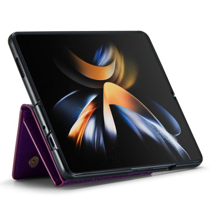 DG.MING - DG.MING M3 Series Skal för Samsung Galaxy Z Fold4 5G - Mörklila