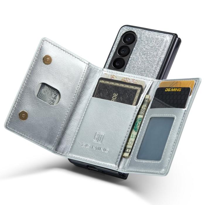 DG.MING - DG.MING M3 Series Skal för Samsung Galaxy Z Fold4 5G Silver