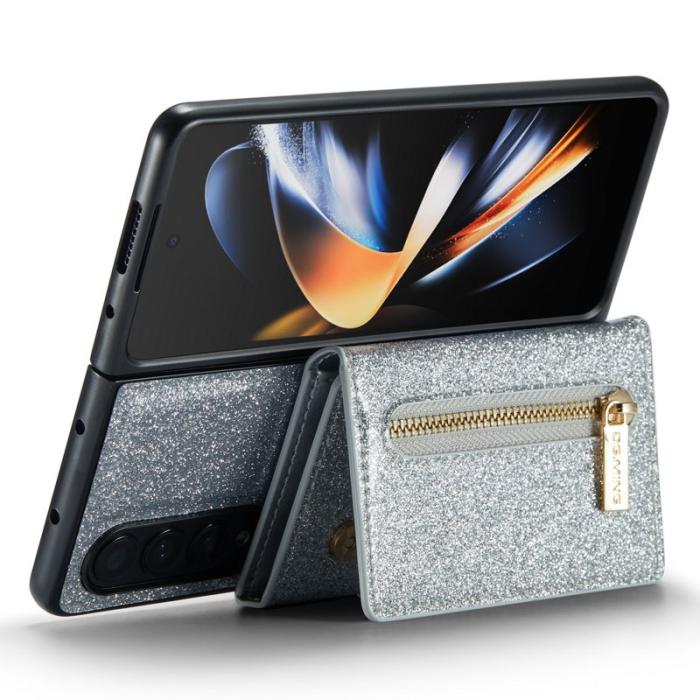 DG.MING - DG.MING M3 Series Skal för Samsung Galaxy Z Fold4 5G Silver